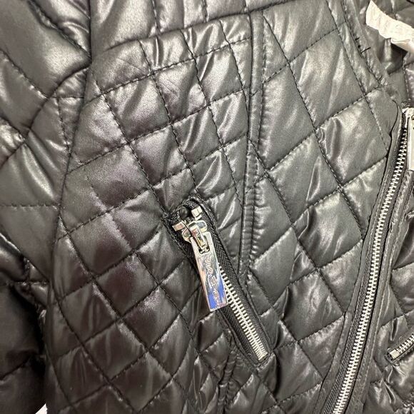 Via Spiga Black Quilted Zip Up Jacket Size XS - Picture 10 of 11